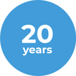20 years of service